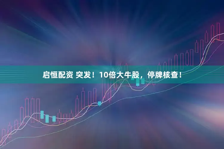 启恒配资 突发！10倍大牛股，停牌核查！